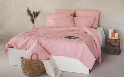 Soft linen bedding sets