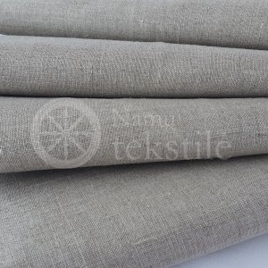 Natural linen fabric LL 166, 125 g/m²