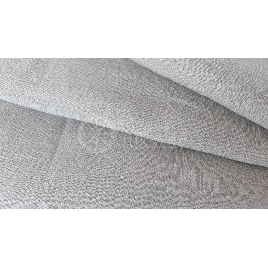 Natural linen fabric LL 166, 125 g/m²