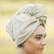 Half-linen hair towel