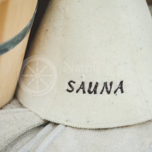 Woollen sauna hat ,,Sauna"