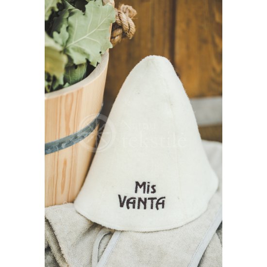 Woollen sauna hat ,,Mis Vanta"