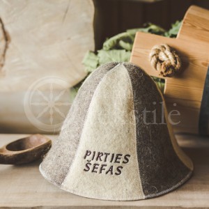 Felt sauna hat ,,Pirties šefas"