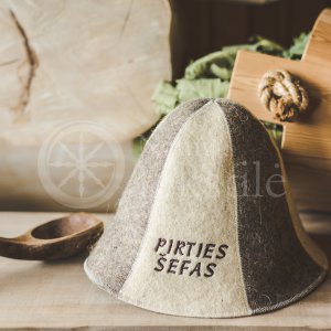 Felt sauna hat ,,Pirties šefas"