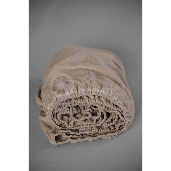 Terry Elastic Terry sheets with elastic : Terry sheet with rubber (sandy)