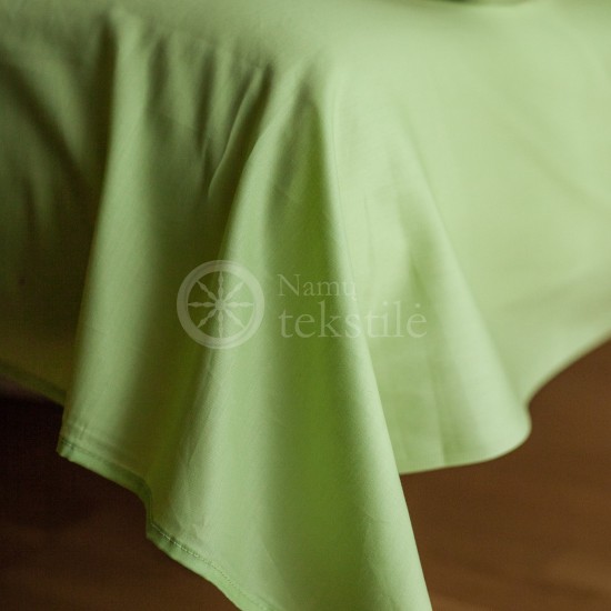 Satino paklodė be gumos (žalsva)