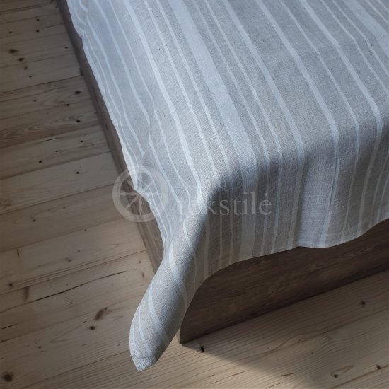 Puslininė pilka paklodė NATURAL 