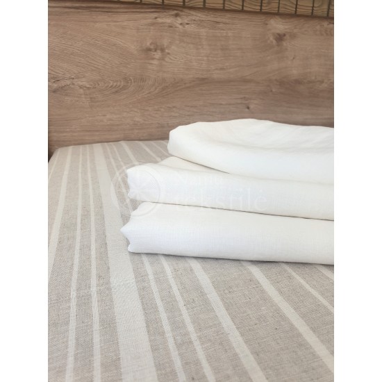 Linen sheet without rubber WHITE