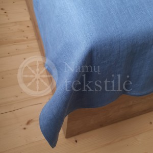 Linen sheet without rubber BLUE