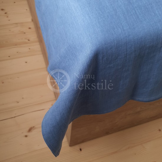 Linen sheet without rubber BLUE