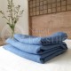 Linen sheet without rubber BLUE