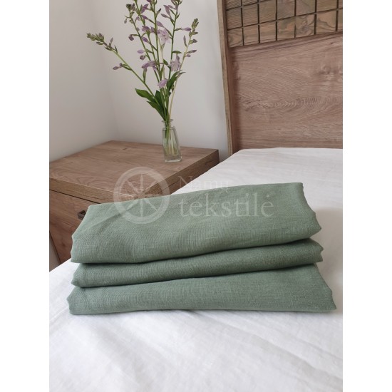 Linen sheet without rubber GREEN