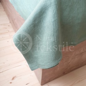Linen sheet without rubber GREEN