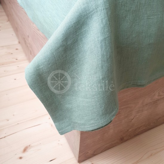 Linen sheet without rubber GREEN