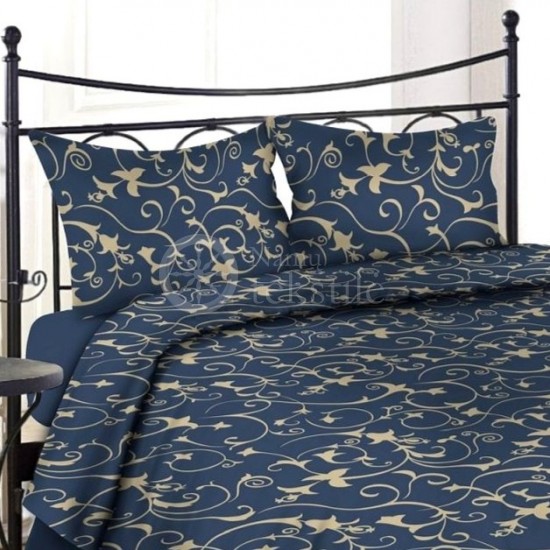 Mako satino užvalkalas pagalvei NAVY (1504)