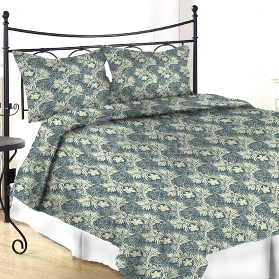 Mako satino patalynės komplektas BLUE (1552)