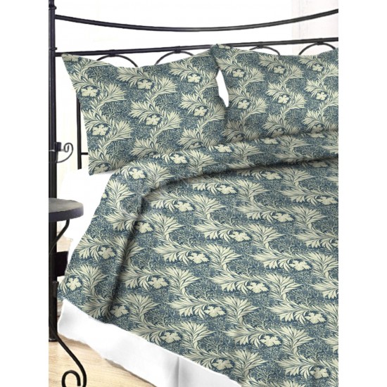 Mako satino patalynės komplektas BLUE (1552)