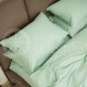 Mako satino patalynės komplektas vienspalvis LIGHT GREEN