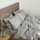 Mako satino patalynės komplektas vienspalvis LIGHT GREY