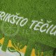 Siuvinėtas proginis rankšluostis "Krikšto tėčiui" su lapeliais 