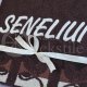 Siuvinėtas proginis rankšluostis "Seneliui" su lapeliais 