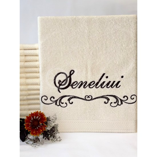 Siuvinėtas proginis rankšluostis "Seneliui"