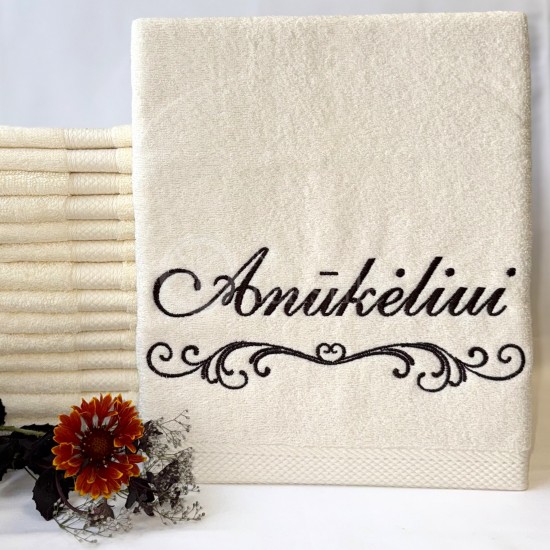 Siuvinėtas proginis rankšluostis "Anūkėliui"