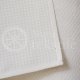 Half-linen waffle white bath towel