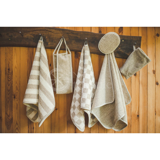 Linen terry towel