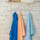 Cotton terry towel peach