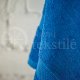 Cotton terry towel blue