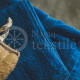 Cotton terry towel blue
