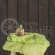 Bamboo fibre terry bath towel light green