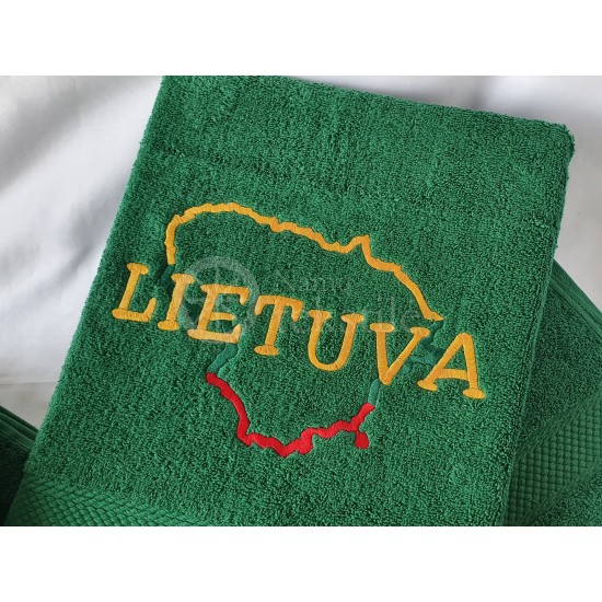 Siuvinėtas proginis rankšluostis "LIETUVA"