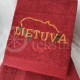 Embroidered occasional towel "LIETUVA"