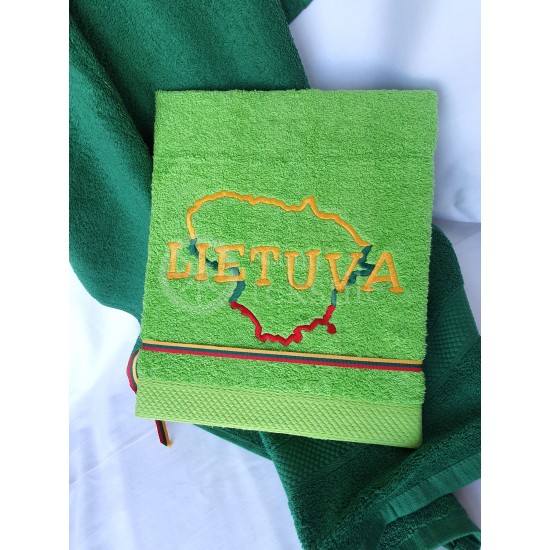 Embroidered occasional towel "LIETUVA"