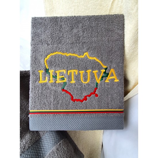 Embroidered occasional towel "LIETUVA"