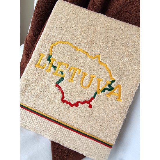 Embroidered occasional towel "LIETUVA"