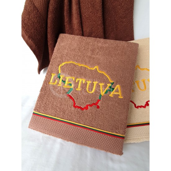 Embroidered occasional towel "LIETUVA"