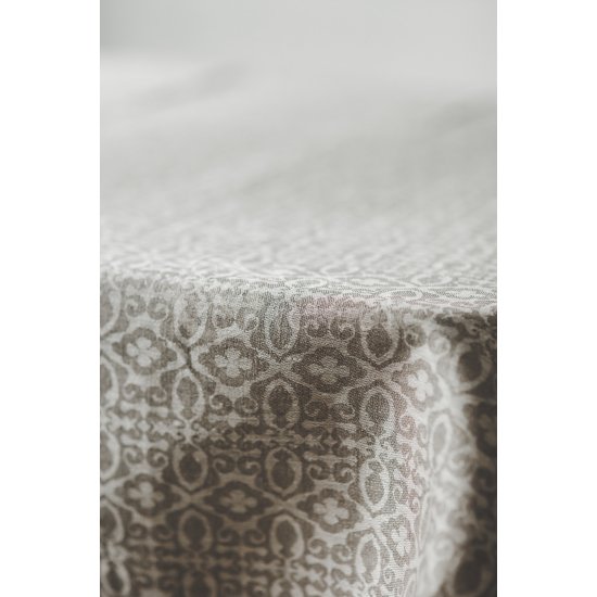 Žakardinė lininė staltiesė SNAIGĖ 