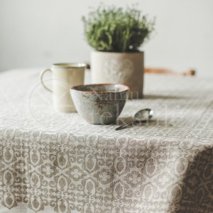 Lininės žakardinės staltiesės