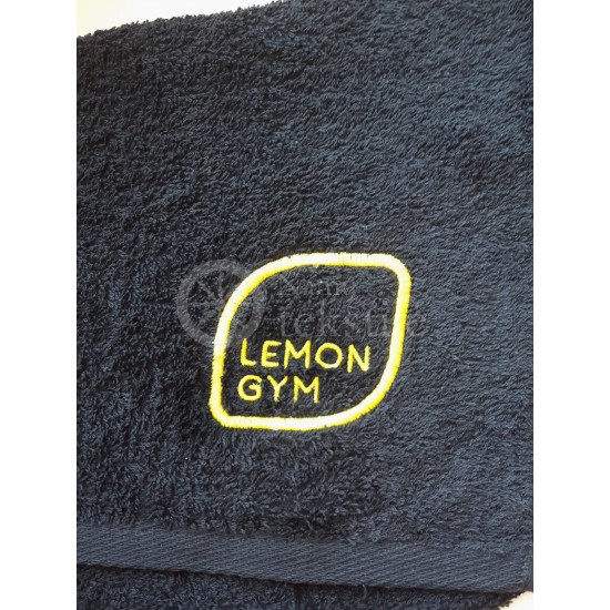 Šukuotinės medvilnės frotinis vonios rankšluostis su Jūsų įmonės logotipu 