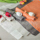 Linen napkins with roses