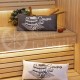 Sauna cushion DARK GREY