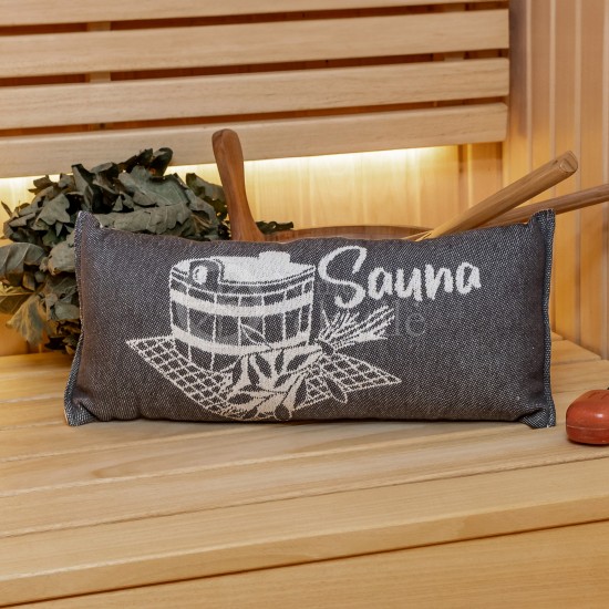 Sauna cushion DARK GREY