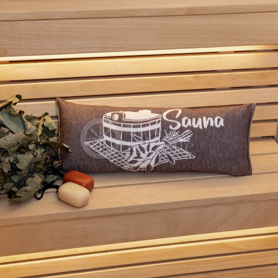 Sauna cushion BROWN