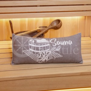 Sauna cushion LIGHT GREY