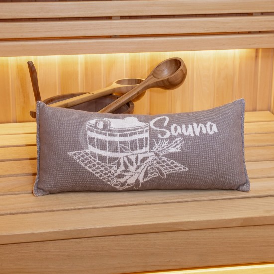 Sauna cushion LIGHT GREY