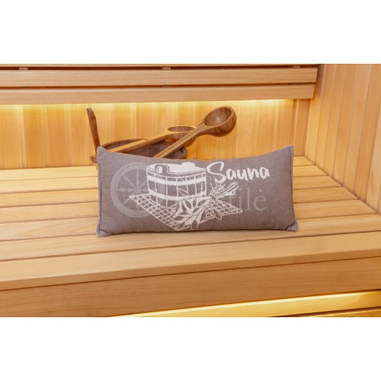 Sauna cushion LIGHT GREY