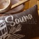 Sauna cushion BROWN